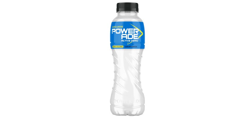 Powerade - in bottiglia - 500 ml - gusto active zero lemon