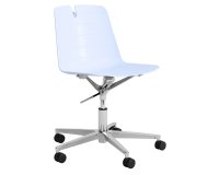 Seduta Home/Office Mindy MNGP - senza braccioli - celeste - Unisit