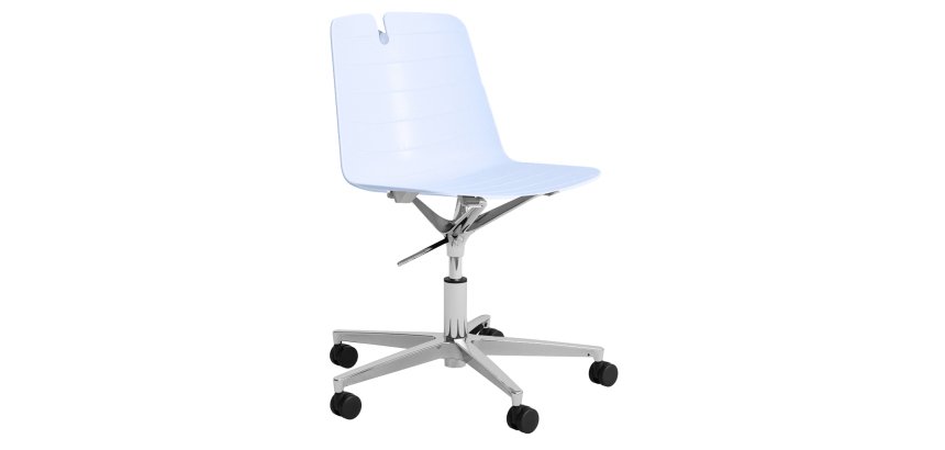 Seduta Home/Office Mindy MNGP - senza braccioli - celeste - Unisit