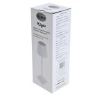 Lampada da tavolo - a led - 10 x 10 x 38 cm - alluminio/pmma - nero - King Collection