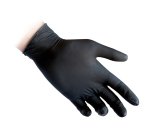 Guanti monouso Reflexx® N81 in nitrile nero, 100 unità