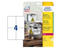 Avery Papier, Folien, Etiketten White Self-adhesive printer label