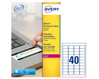 Avery L6145-20 self-adhesive label Rounded rectangle Permanent White 800 pc(s)