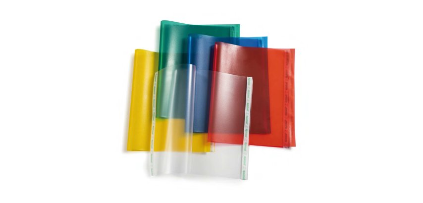 Coprilibro Glass - 50 x 31 cm - PP - 145 mic -  c/adesivo - goffrato - trasparente neutro - Colorosa