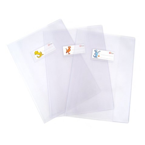 Coprimaxi goffrato Superseta - c/alette e portanome - A5 - PVC - trasparente neutro - Colorosa