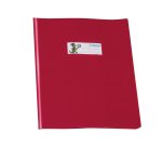 Copriquaderno GreenLine - A5 - PVC - 220 mic - c/alette - lucido - rosso - Colorosa