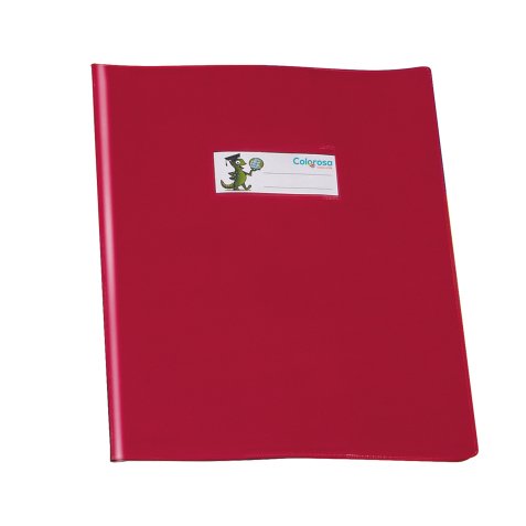 Copriquaderno coprente GreenLine - c/alette - A5 - lucido - PVC - rosso - Colorosa