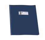 Copriquaderno GreenLine - A5 - PVC - 220 mic - c/alette - lucido - blu - Colorosa