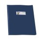 Copriquaderno coprente GreenLine - c/alette - A5 - lucido - PVC - blu - Colorosa