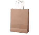 Shopper Twisted - maniglie cordino - 18 x 8 x 24 cm - carta kraft - rosa antico - Mainetti Bags - conf. 25 pezzi