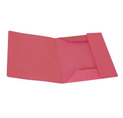 Cartellina 3 lembi - 200 gr - 25 x 33 cm - cartoncino manilla - magenta - Cartotecnica del Garda - conf. 50 pezzi