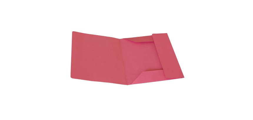 Cartellina 3 lembi - 200 gr - 25 x 33 cm - cartoncino manilla - magenta - Cartotecnica del Garda - conf. 50 pezzi