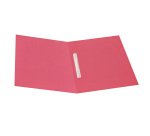 Cartellina semplice con pressino - 200 gr - 25 x 34 cm - cartoncino riciclato manilla - magenta - Cartotecnica del Garda - conf. 50 pezzi