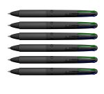 Astuccio penne a sfera All Black - punta 1,00 mm - 4 colori  - Osama - conf. 6 pezzi