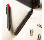 Astuccio penne a sfera All Black - punta 1,00 mm - 4 colori  - Osama - conf. 6 pezzi