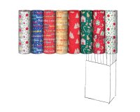 Rotolo carta regalo natale - 2 x 0,70 m - fantasie assortite - Rex Sadoch