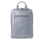 Zaino slim Gate Trended - 28 x 38 x 10 cm - ecopelle - azzurro - In Tempo