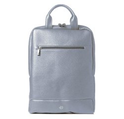 Zaino slim Gate Trended - 28 x 38 x 10 cm - ecopelle - azzurro - In Tempo