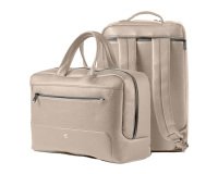 Borsa zainabile bi-bag Gate Trended - 42 x 28 x 14 cm - ecopelle - ghiaccio - In Tempo