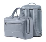 Borsa zainabile bi-bag Gate Trended - 42 x 28 x 14 cm - ecopelle - azzurro - In Tempo