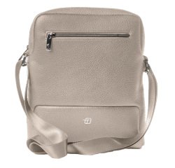 City bag medium Gate Trended - 25 x 30 x 6 cm - ecopelle - ghiaccio - In Tempo