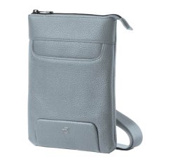 City bag piccola Gate Trended - 20 x 26 x 2 cm - ecopelle - azzurro - In Tempo