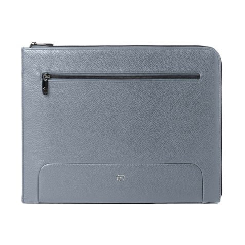 Office bag Gate Trended - 20 x 26 x 2 cm - ecopelle - azzurro - In Tempo