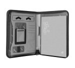 Portablocco Gate Trended - 28 x 35 cm - f.to utile A4 - ecopelle - nero - In Tempo