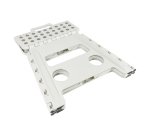 Sgabello alto Clic Clac - 30 x 22 x 32 cm - bianco - King Collection