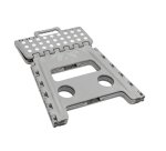 Sgabello alto Clic Clac - 30 x 22 x 32 cm - grigio - King Collection