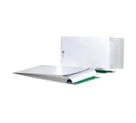 Buste a sacco Securitex - con soffietti - C4 - 22,9 x 32,4 x 3,8 cm - 130 gr - bianco - Bong Packaging - conf. 100 pezzi