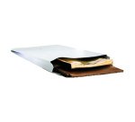 Buste a sacco Securitex - con soffietti - C4 - 22,9 x 32,4 x 3,8 cm - 130 gr - bianco - Bong Packaging - conf. 100 pezzi