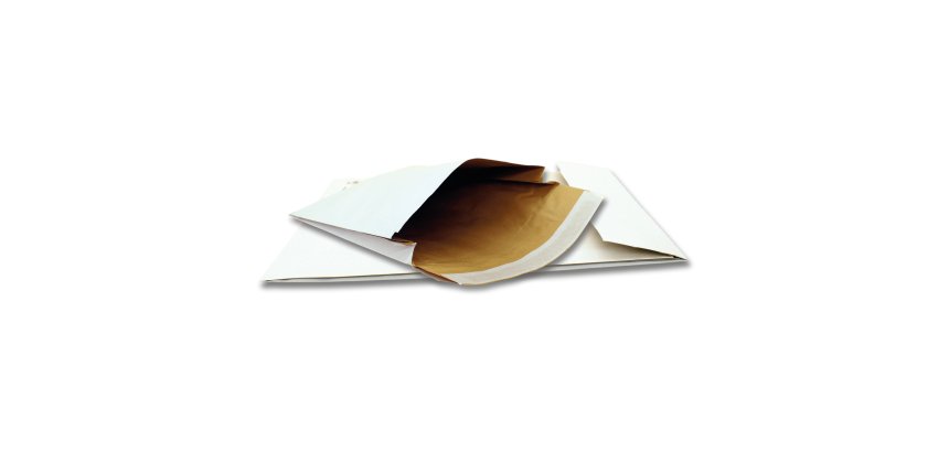 Sacchetti a tre strati Soft Pack - con soffietto - B5 - 17,6 x 25 x 5 cm - bianco - Bong Packaging - conf. 100 pezzi