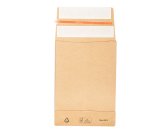 Sacchetti a fondo quadro E-Green - C5 - 16,2 x 22,9 x 4 + 10 cm - carta kraft - avana - Bong Packaging - conf. 250 pezzi