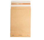 Sacchetti a fondo quadro E-Green - B4 - 25 x 35 x 5 + 10 cm - carta kraft - avana - Bong Packaging - conf. 250 pezzi