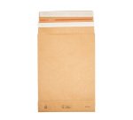 Sacchetti a fondo quadro E-Green - C3 - 35 x 45 x 12 + 10 cm - carta kraft - avana - Bong Packaging - conf. 200 pezzi