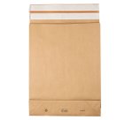Sacchetti a fondo quadro E-Green - C3 - 35 x 45 x 8 + 10 cm - carta kraft - avana - Bong Packaging - conf. 200 pezzi