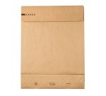 Sacchetti a fondo quadro E-Green - C3 - 35 x 45 x 8 + 10 cm - carta kraft - avana - Bong Packaging - conf. 200 pezzi