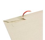 Busta Cart Grass - A5+ - 26 x 20,5 x 2,5 cm - cartoncino teso - grigio - Bong Packaging - conf. 200 pezzi