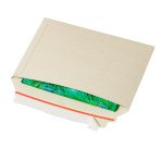 Busta Cart Grass - A4+ - 34,3 x 24 x 2,5 cm - cartoncino teso - grigio - Bong Packaging - conf. 100 pezzi