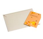 Busta Cart Grass - A4+ - 34,3 x 24 x 2,5 cm - cartoncino teso - grigio - Bong Packaging - conf. 100 pezzi