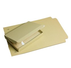 Scatola Grass Box - per spedizioni - A4 - 34 x 23,5 x 4 cm - grigio - Bong Packaging - conf. 50 pezzi