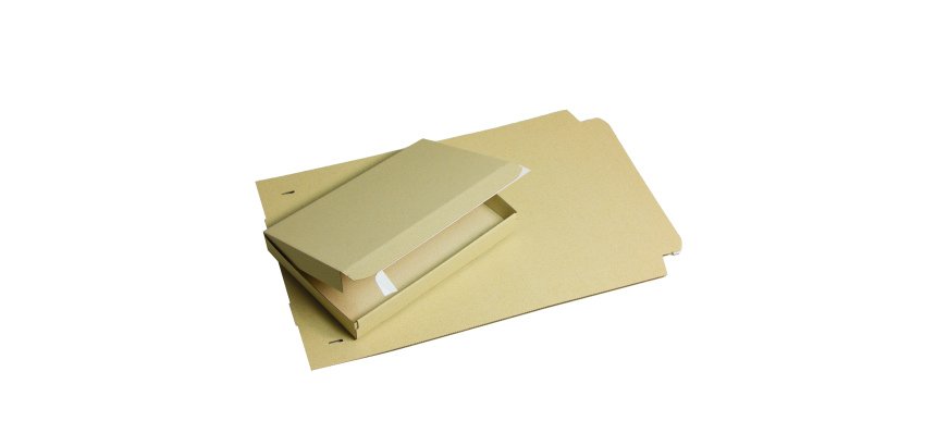 Scatola Grass Box - per spedizioni - A4 - 34 x 23,5 x 4 cm - grigio - Bong Packaging - conf. 50 pezzi