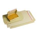Scatola Grass Box - per spedizioni - A4 - 34 x 23,5 x 4 cm - grigio - Bong Packaging - conf. 50 pezzi