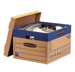 Scatola SmoothMove Prime Fastfold - per traslochi - 37 L - cartone - Bankers Box