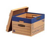 Scatola SmoothMove Prime Fastfold - per traslochi - 47 L - cartone - Bankers Box