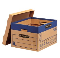 Scatola SmoothMove Prime Fastfold - per traslochi - 47 L - cartone - Bankers Box