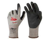 Guanti di protezione CUT - con polsino marrone - taglia 09 - grigio/nero - U-Power