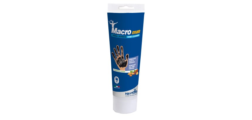 Crema lavamani MacroCream - in tubetto - 250 ml - Nettuno