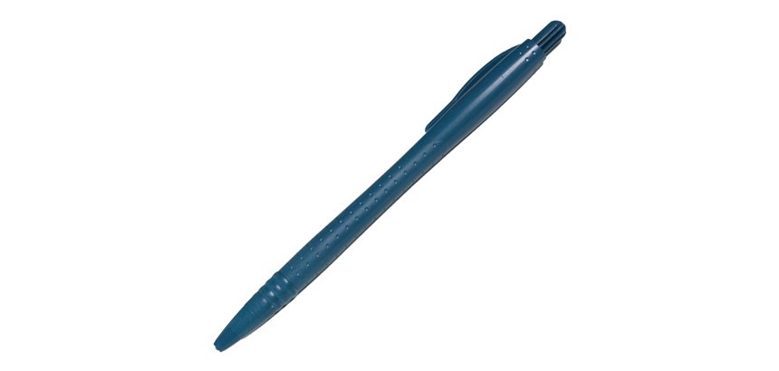 Penna detectabile retrattile - 14 cm - PP - blu